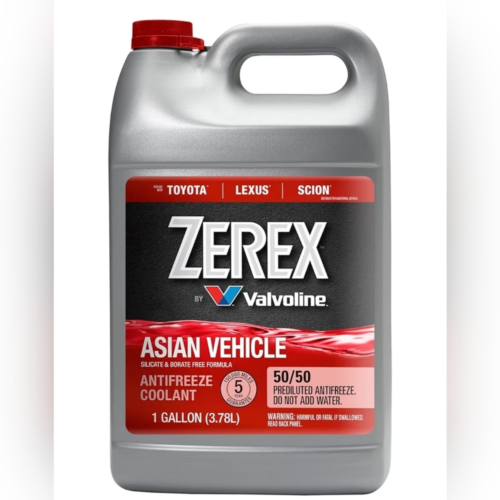 Zerex Asian Vehicle Antifreeze Coolant 1 Gallon